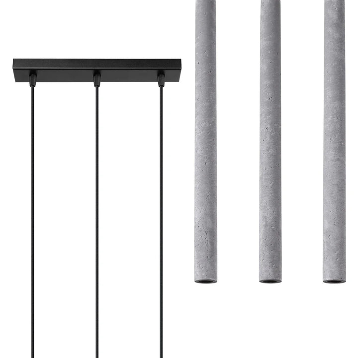PASTELO Concrete Pendant Light, Kitchen island lights, Ceiling hanging lights
