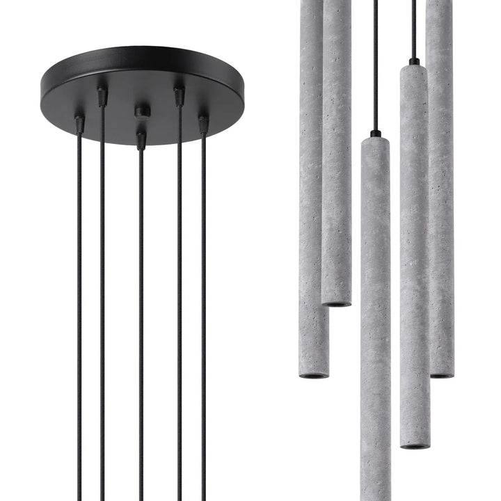 PASTELO Concrete Pendant Light, Kitchen island lights, Ceiling hanging lights