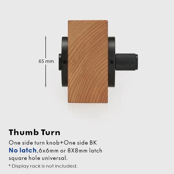 ARLO Knurled Bathroom Thumb Turn Lock, Premium-quality solid brass construction, Ideal for bathrooms, WCs, privacy rooms, and meeting spaces