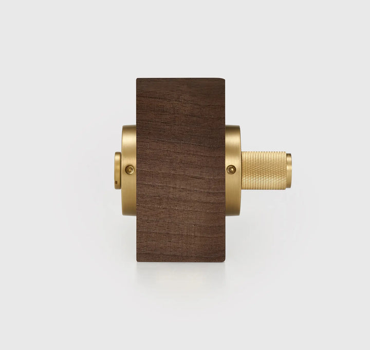 ARLO Knurled Bathroom Thumb Turn Lock, Premium-quality solid brass construction, Ideal for bathrooms, WCs, privacy rooms, and meeting spaces