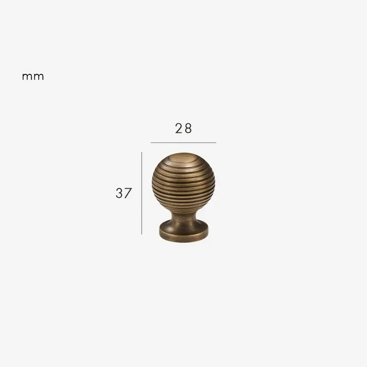 Premium quality designer AURIC Solid Brass Cabinet & Cupboard Knob. Perfect for cabinet, cupboards and kitchen cabinets