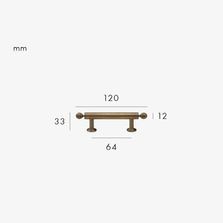 AURIC Solid Brass Kitchen & Cabinet Handles. Premium cabinet handle. Suitable for kitchen handle, wardrobe, drawer and Cupboard.