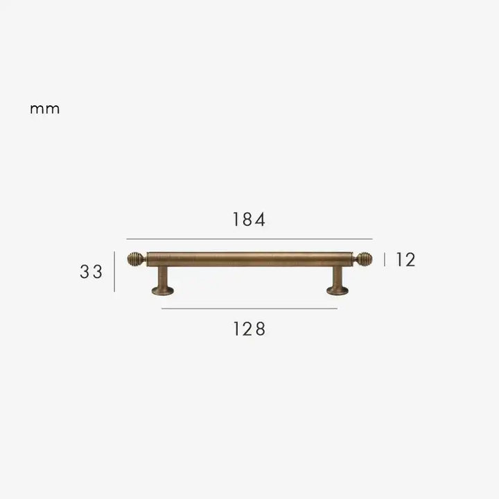 AURIC Solid Brass Kitchen & Cabinet Handles. Premium cabinet handle. Suitable for kitchen handle, wardrobe, drawer and Cupboard.