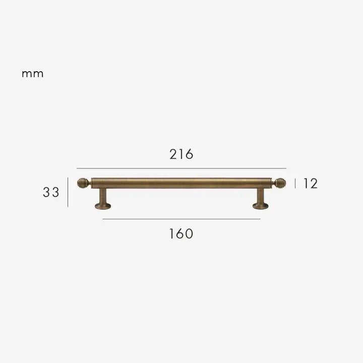 AURIC Solid Brass Kitchen & Cabinet Handles. Premium cabinet handle. Suitable for kitchen handle, wardrobe, drawer and Cupboard.