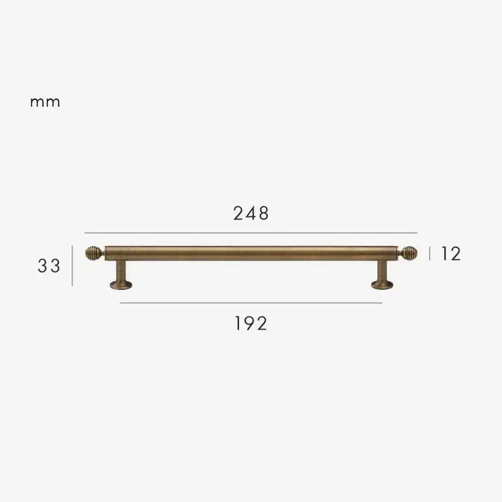 AURIC Solid Brass Kitchen & Cabinet Handles. Premium cabinet handle. Suitable for kitchen handle, wardrobe, drawer and Cupboard.