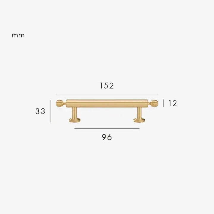 AURIC Solid Brass Kitchen & Cabinet Handles. Premium cabinet handle. Suitable for kitchen handle, wardrobe, drawer and Cupboard.