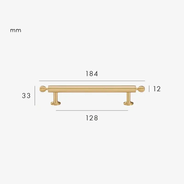 AURIC Solid Brass Kitchen & Cabinet Handles. Premium cabinet handle. Suitable for kitchen handle, wardrobe, drawer and Cupboard.