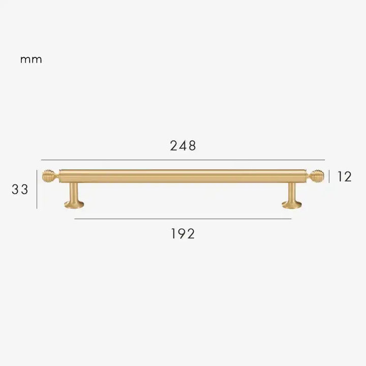 AURIC Solid Brass Kitchen & Cabinet Handles. Premium cabinet handle. Suitable for kitchen handle, wardrobe, drawer and Cupboard.