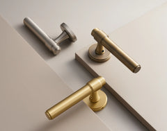 BRISTOL Brass Lever Door Handles Set