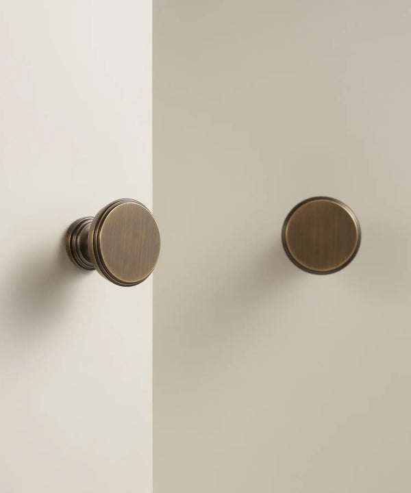 BRISTOL Solid Brass Kitchen & Cabinet Knob, Premium designer kitchen cabinet knob. 