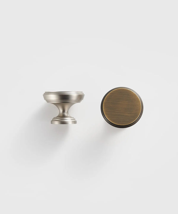 BRISTOL Solid Brass Kitchen & Cabinet Knob, Premium designer kitchen cabinet knob. 