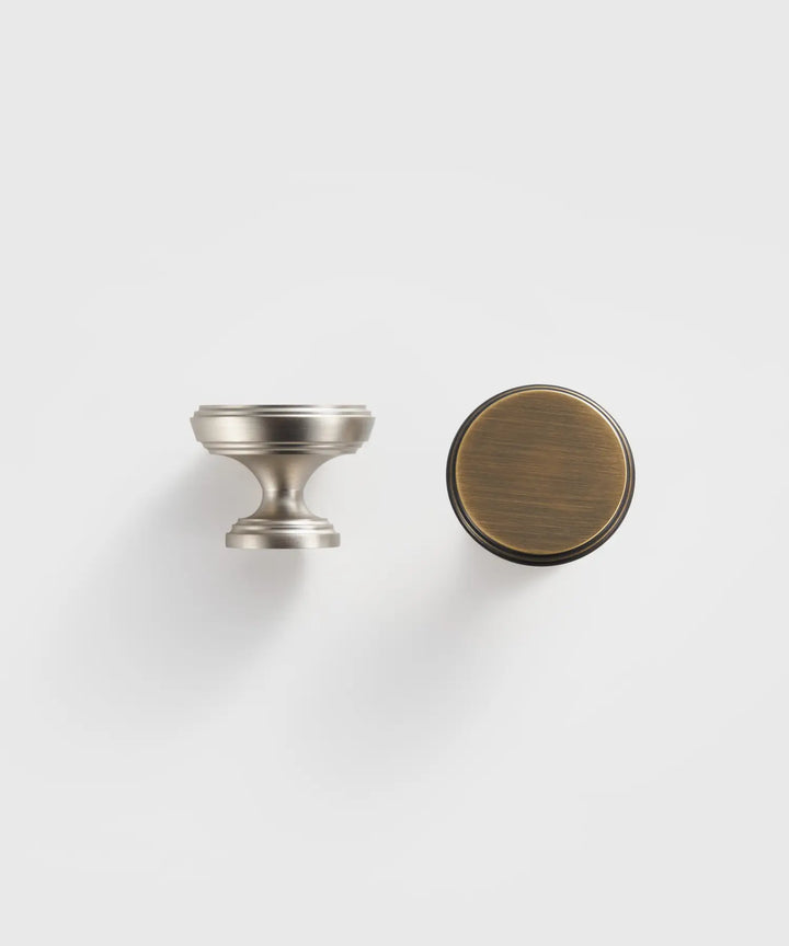 BRISTOL Solid Brass Kitchen & Cabinet Knob, Premium designer kitchen cabinet knob. 