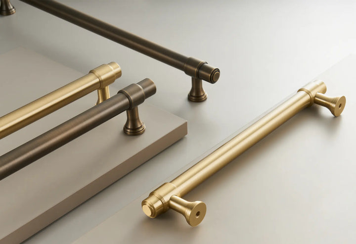 BRISTOL Solid Brass Door Pull Handle. Appliance handle, Glass door handle