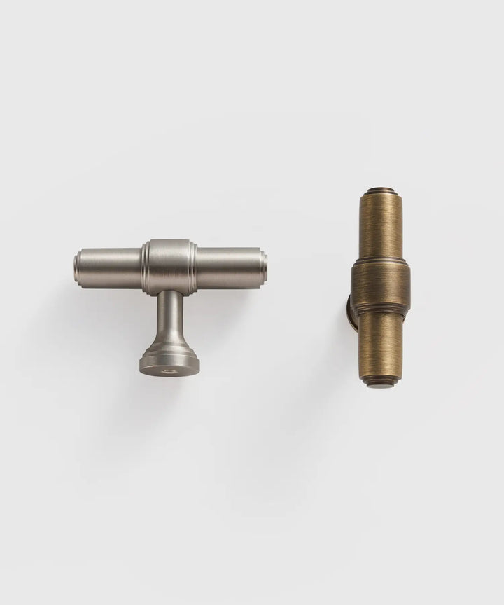 BRISTOL Solid Brass Kitchen & Cabinet T-Bar handle, Premium designer kitchen cabinet T-Bar handle. 