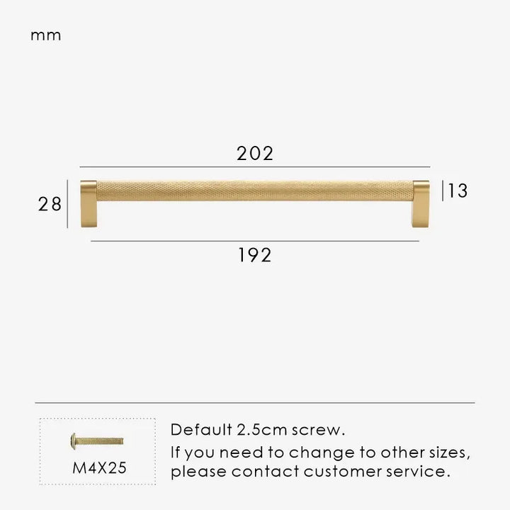 COLSS Knurled Solid Brass Kitchen & Cabinet Handle, premium drawer handle. Premium cabinet handle. Suitable for kitchen handle, wardrobe, drawer and Cupboard.
