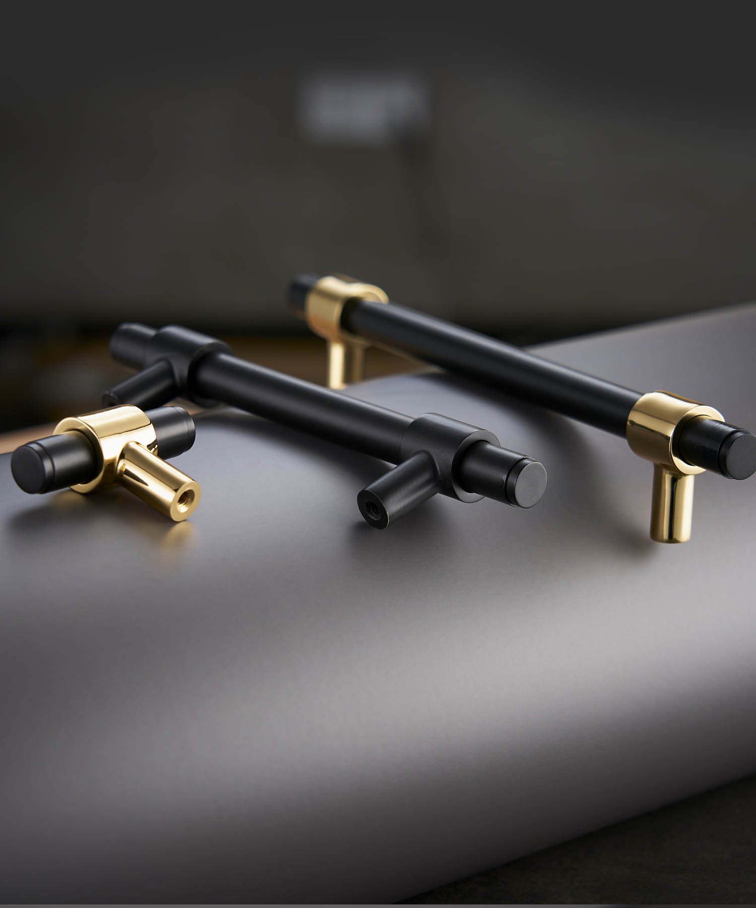 Luxury brass Kitchen handles, cupboard knobs and door handles