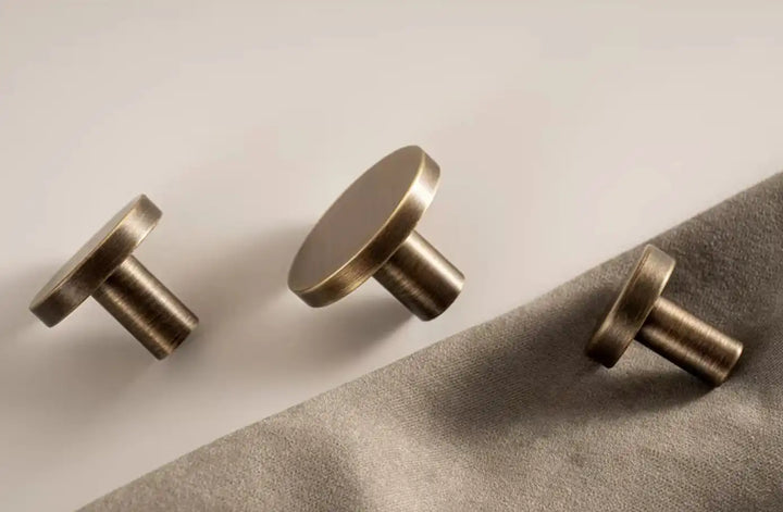 Premium cabinet knob, ELDAR Antique Brass Cabinet & Cupboard Knob