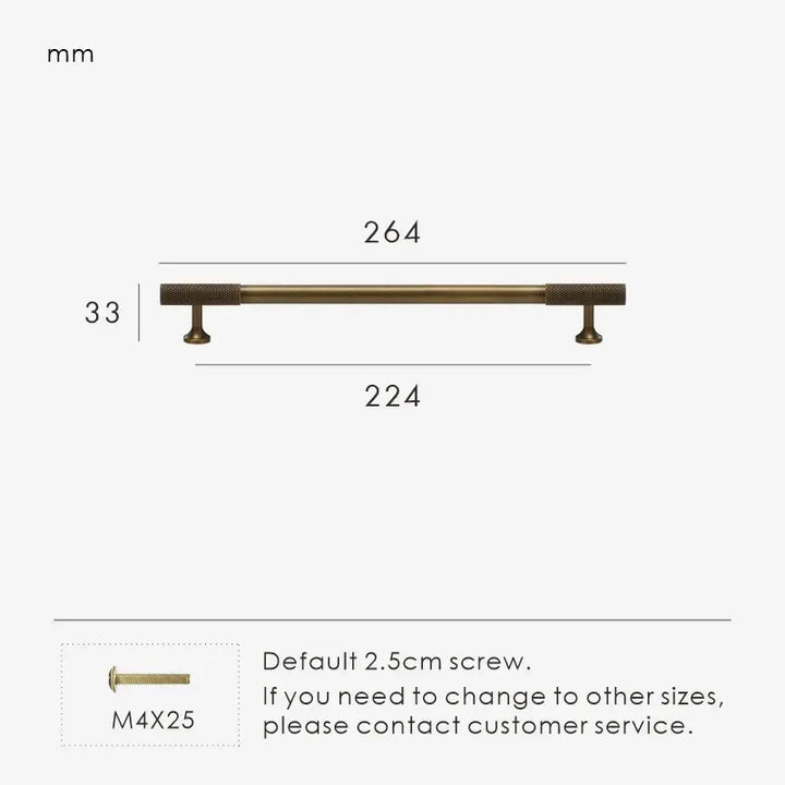 GRIDEN Brass Kitchen & Cabinet Handles, Premium cabinet handle. Suitable for kitchen handle, wardrobe, drawer and Cupboard.