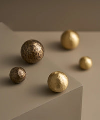 MARRA Brass Hammered Cabinet & Drawer Knob