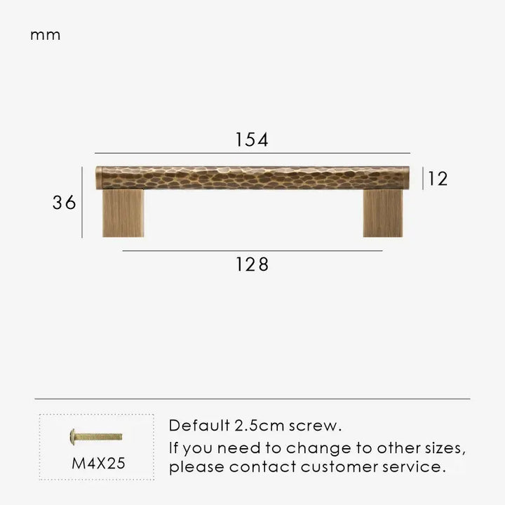 MARRA Brass Hammered Kitchen & Cabinet Handles, premium drawer handle. Premium cabinet handle. Suitable for kitchen handle, wardrobe, drawer and Cupboard.