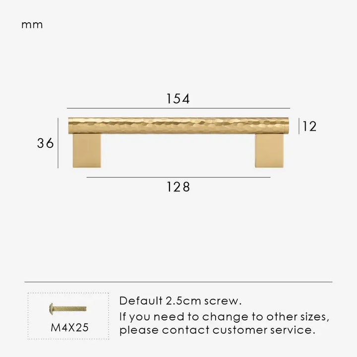 MARRA Brass Hammered Kitchen & Cabinet Handles, premium drawer handle. Premium cabinet handle. Suitable for kitchen handle, wardrobe, drawer and Cupboard.