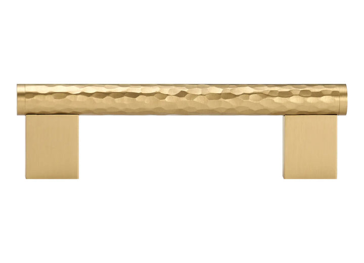 MARRA Brass Hammered Kitchen & Cabinet Handles, premium drawer handle. Premium cabinet handle. Suitable for kitchen handle, wardrobe, drawer and Cupboard.