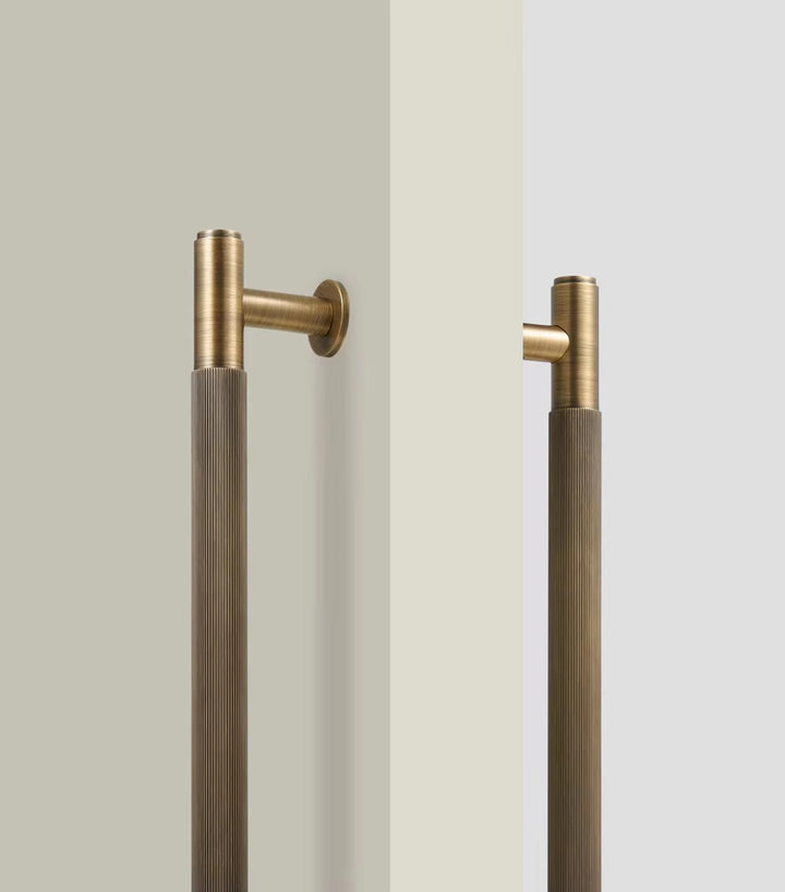 NIVA Solid Brass Door Pull Handle, premium door pull handles for wooden and glass door