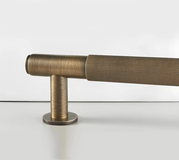 NIVA Solid Brass Door Pull Handle, premium door pull handles for wooden and glass door - Antique Brass