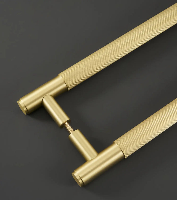NIVA Solid Brass Door Pull Handle, premium door pull handles for wooden and glass door