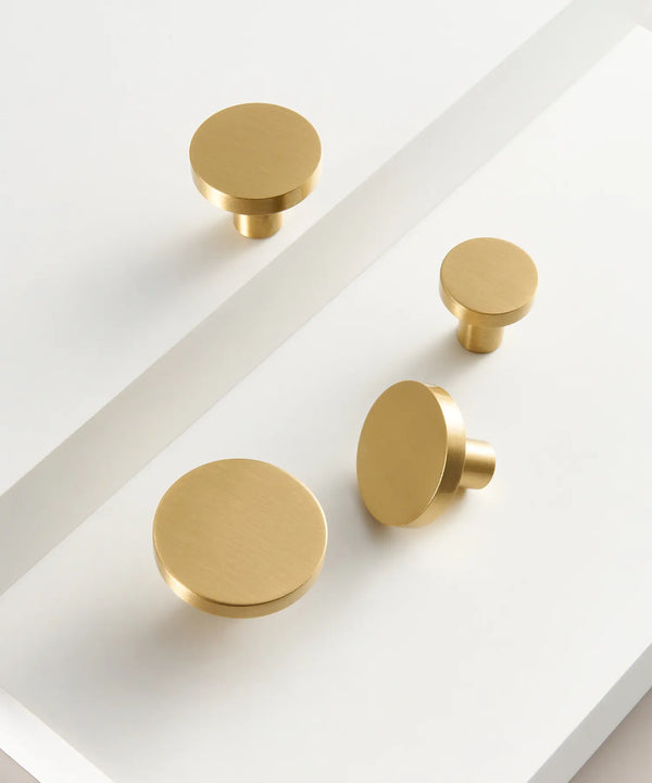 OPUL Solid Brass Cabinet & Drawer Knob, premium brass cupboard knobs