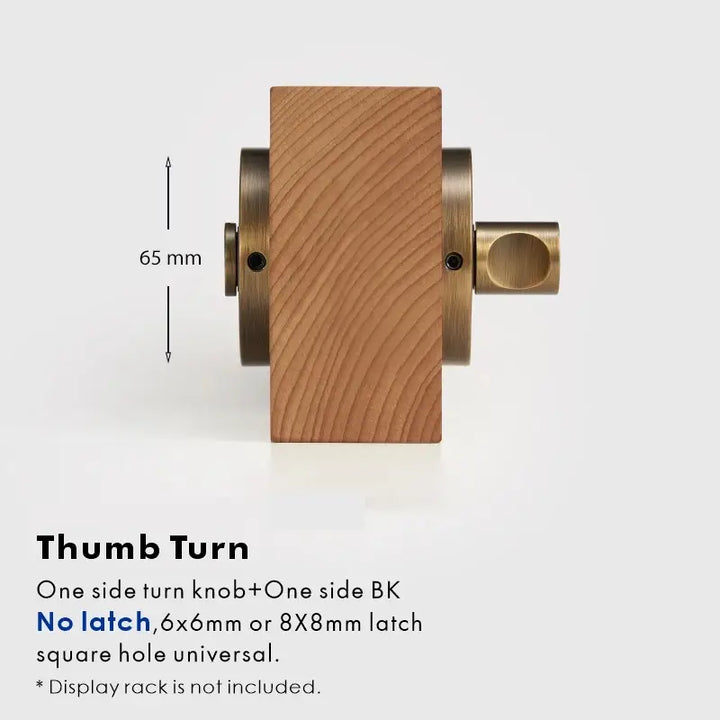 SENTRO Bathroom Thumb Turn Lock, Premium-quality solid brass construction, Ideal for bathrooms, WCs, privacy rooms, and meeting spaces