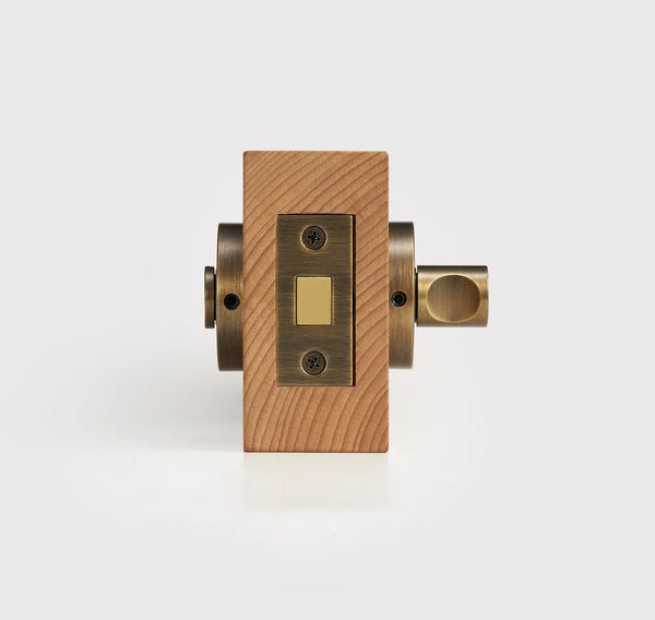 SENTRO Bathroom Thumb Turn Lock, Premium-quality solid brass construction, Ideal for bathrooms, WCs, privacy rooms, and meeting spaces