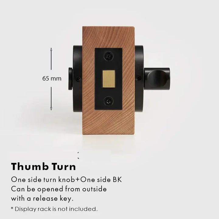 SENTRO Bathroom Thumb Turn Lock, Premium-quality solid brass construction, Ideal for bathrooms, WCs, privacy rooms, and meeting spaces