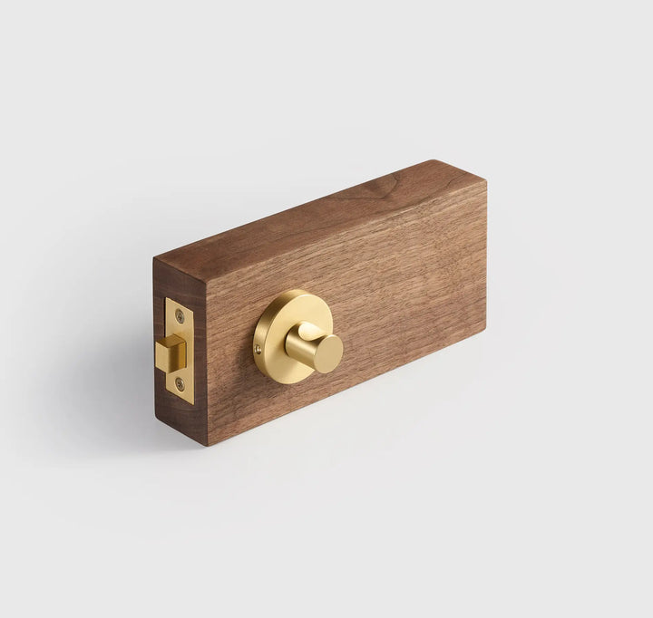 SENTRO Bathroom Thumb Turn Lock, Premium-quality solid brass construction, Ideal for bathrooms, WCs, privacy rooms, and meeting spaces
