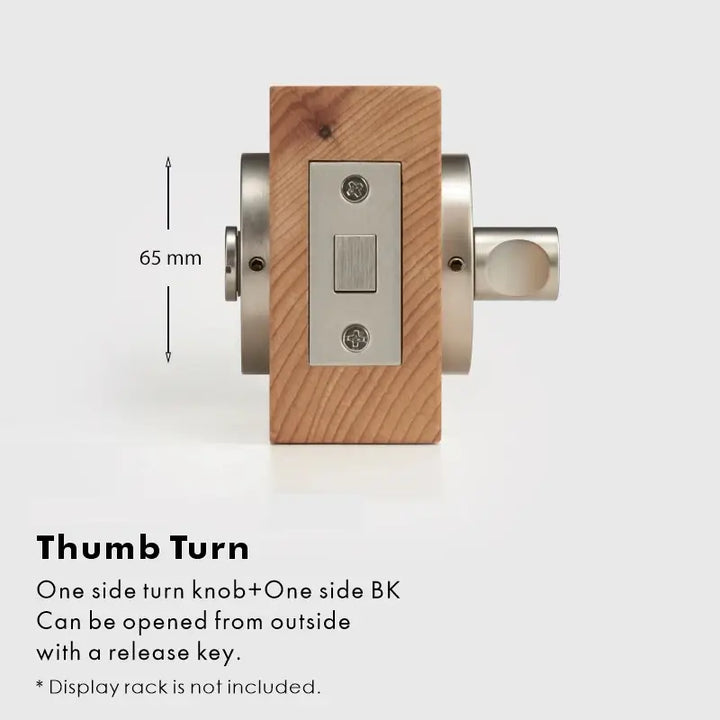 SENTRO Bathroom Thumb Turn Lock, Premium-quality solid brass construction, Ideal for bathrooms, WCs, privacy rooms, and meeting spaces