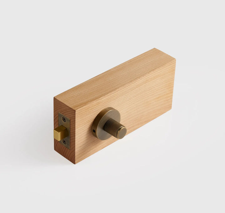 SOLUS Bathroom Thumb Turn Lock, Premium-quality solid brass construction, Ideal for bathrooms, WCs, privacy rooms, and meeting spaces