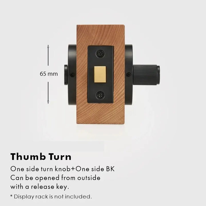 SOLUS Bathroom Thumb Turn Lock, Premium-quality solid brass construction, Ideal for bathrooms, WCs, privacy rooms, and meeting spaces