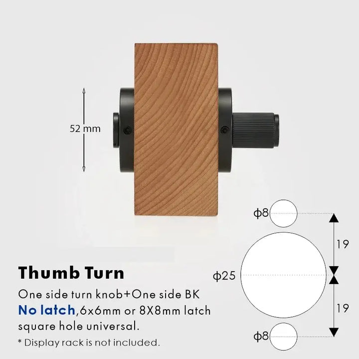 SOLUS Bathroom Thumb Turn Lock, Premium-quality solid brass construction, Ideal for bathrooms, WCs, privacy rooms, and meeting spaces