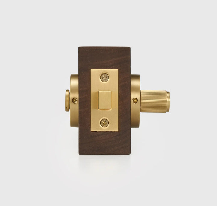 SOLUS Bathroom Thumb Turn Lock, Premium-quality solid brass construction, Ideal for bathrooms, WCs, privacy rooms, and meeting spaces