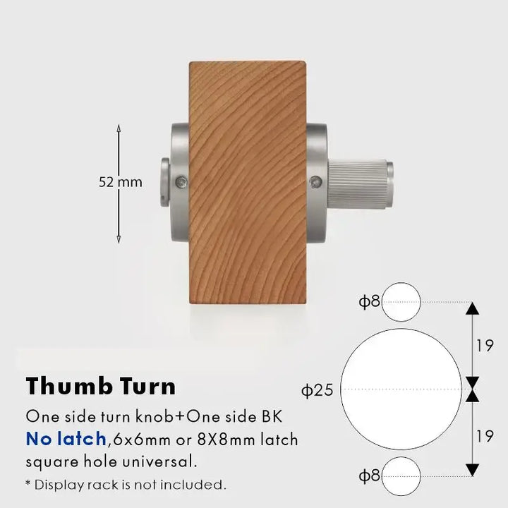 SOLUS Bathroom Thumb Turn Lock, Premium-quality solid brass construction, Ideal for bathrooms, WCs, privacy rooms, and meeting spaces