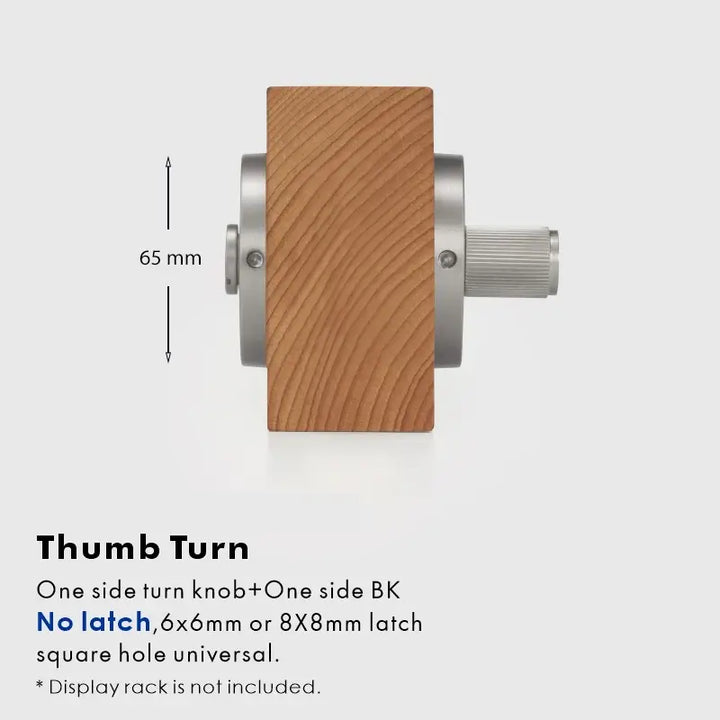 SOLUS Bathroom Thumb Turn Lock, Premium-quality solid brass construction, Ideal for bathrooms, WCs, privacy rooms, and meeting spaces