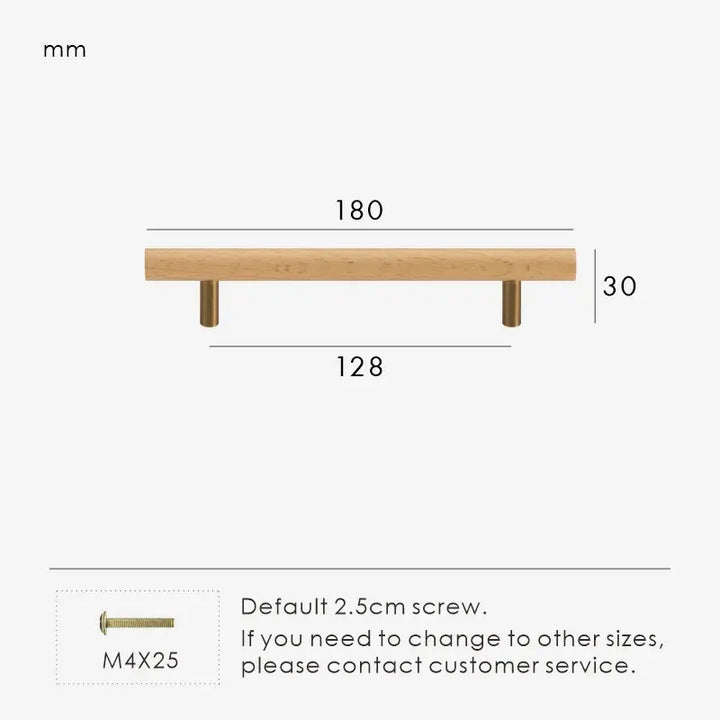 TEKEA Wood AND Brass Kitchen & Cabinet Handle. premium drawer handle. Premium cabinet handle. Suitable for kitchen handle, wardrobe, drawer and Cupboard.