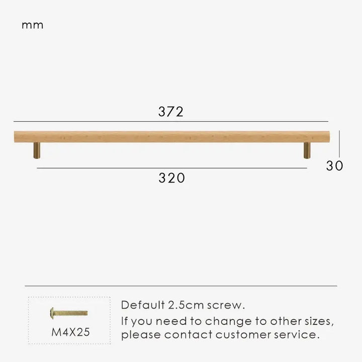 TEKEA Wood AND Brass Kitchen & Cabinet Handle. premium drawer handle. Premium cabinet handle. Suitable for kitchen handle, wardrobe, drawer and Cupboard.