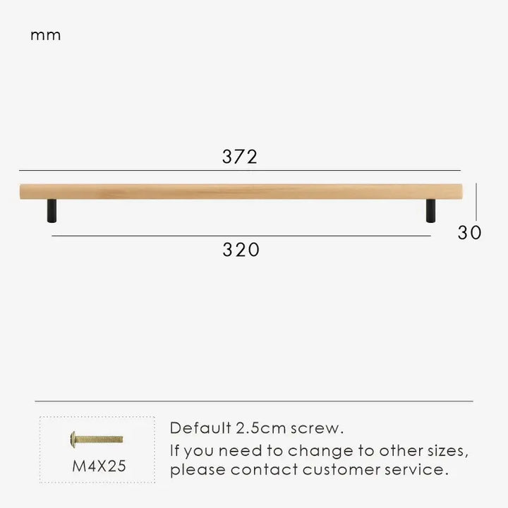 TEKEA Wood AND Brass Kitchen & Cabinet Handle. premium drawer handle. Premium cabinet handle. Suitable for kitchen handle, wardrobe, drawer and Cupboard.