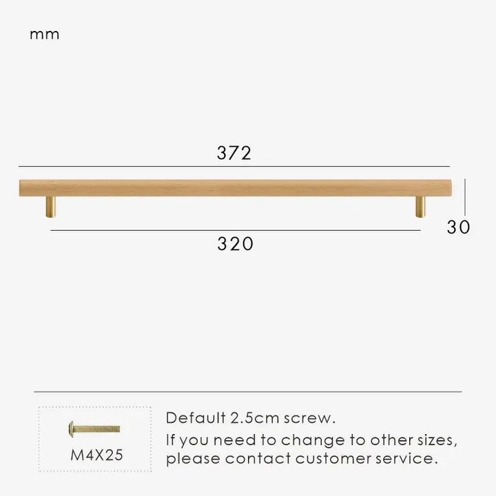 TEKEA Wood AND Brass Kitchen & Cabinet Handle. premium drawer handle. Premium cabinet handle. Suitable for kitchen handle, wardrobe, drawer and Cupboard.