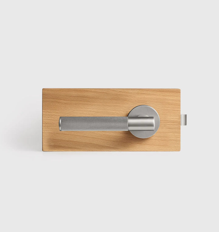 Premium solid brass VERGE Knurled Lever Door Handles Set, suitable for privacy door handle, passage door handle, bathroom thumb turn handle, Mortise lock door handle
