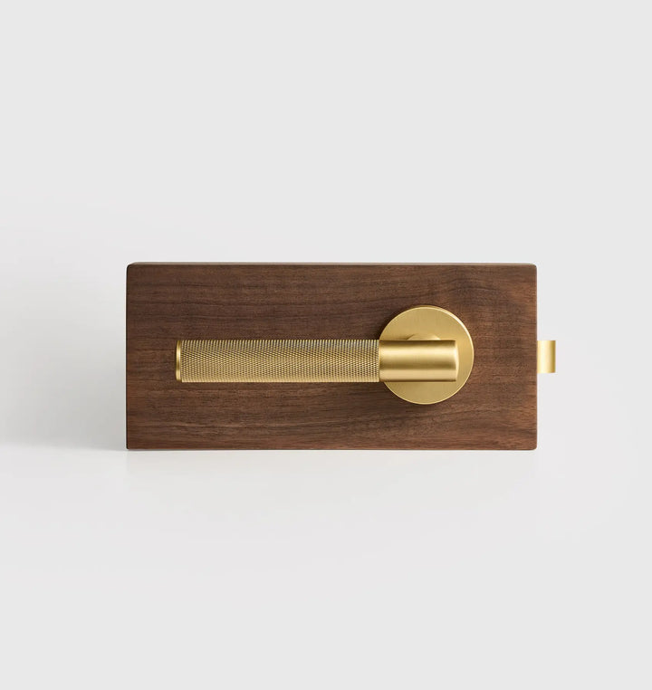 Premium solid brass VERGE Knurled Lever Door Handles Set, suitable for privacy door handle, passage door handle, bathroom thumb turn handle, Mortise lock door handle