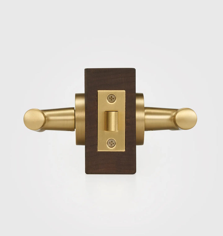 Premium solid brass VERGE Knurled Lever Door Handles Set, suitable for privacy door handle, passage door handle, bathroom thumb turn handle, Mortise lock door handle