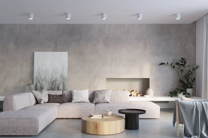 CULLO Concrete Ceiling Light, Ceiling lamps, Livingroom ceiling lights