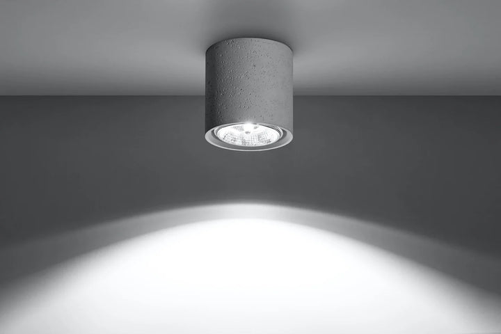 CULLO Concrete Ceiling Light, Ceiling lamps, Livingroom ceiling lights